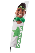 Zoom Feather Flag